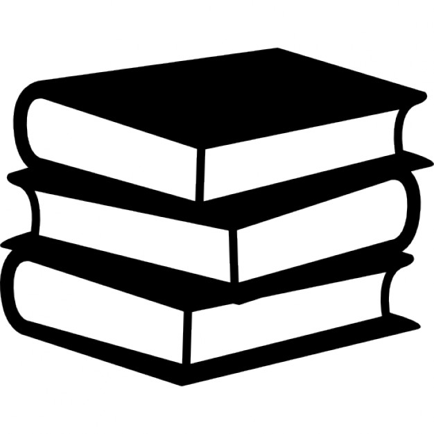 An icon showing a stack of 3 books, indicating a book shop